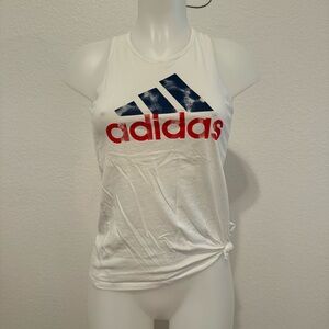 Adidas logo racerback tank Girls XL size 16